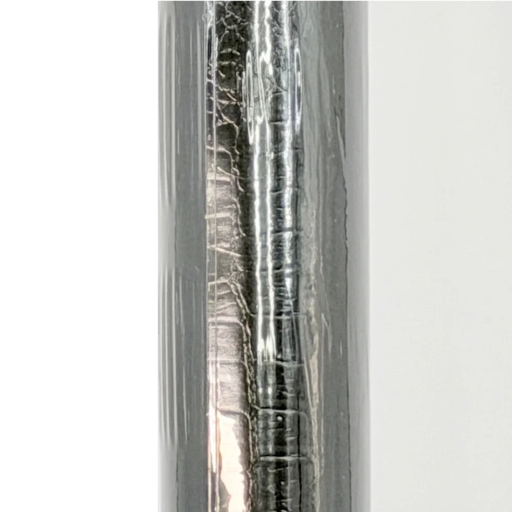 Bella Lux Black Crocodile Embossed Heavy Weight Gift Wrap 30 SqFt Party 109-15